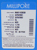Millipore FC-2900M FC-2900MEP Mass Flow Controller 50cc CL2 200cc He, lot o 2 - Tech Equipment Spares, LLC