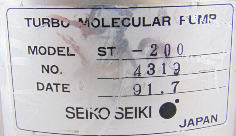 Seiko Seiki STP-200 Turbo Pump Controller *used working - Tech Equipment Spares, LLC