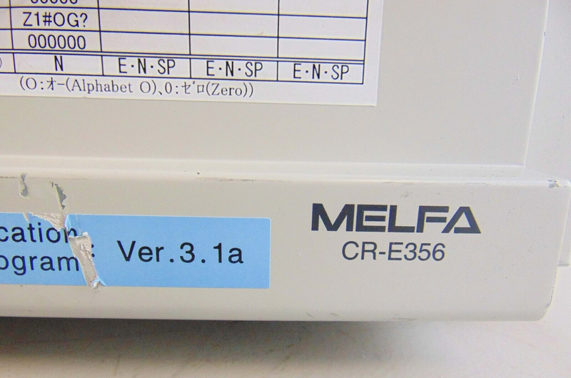 Mitsubishi CR-E356 MELFA Robot Controller *untested - Tech Equipment Spares, LLC
