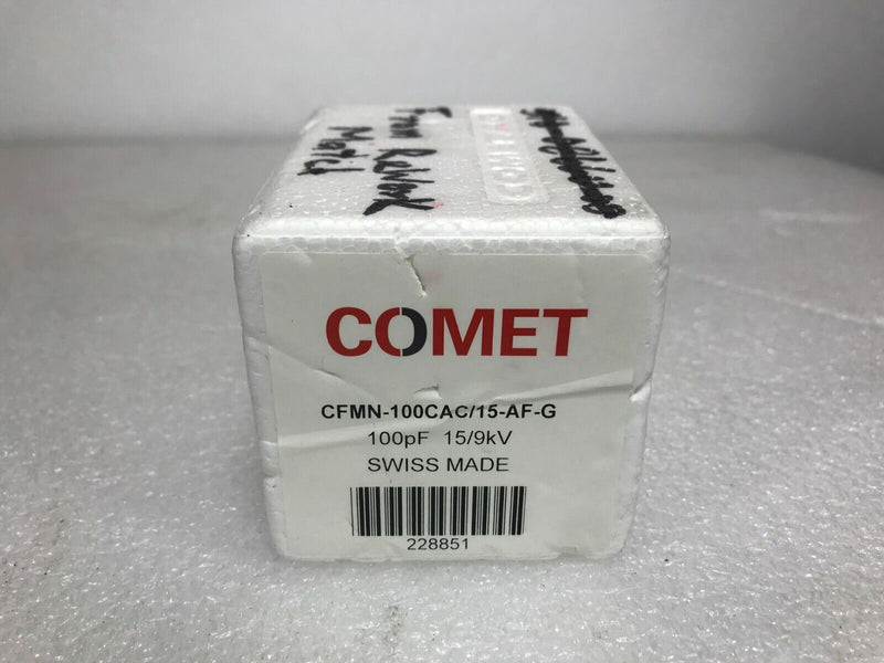 Comet CFMN-50CAC 15-AF-H 50pF 15 9kV Capacitor (New Surplus, 90 Day Warranty) - Tech Equipment Spares, LLC