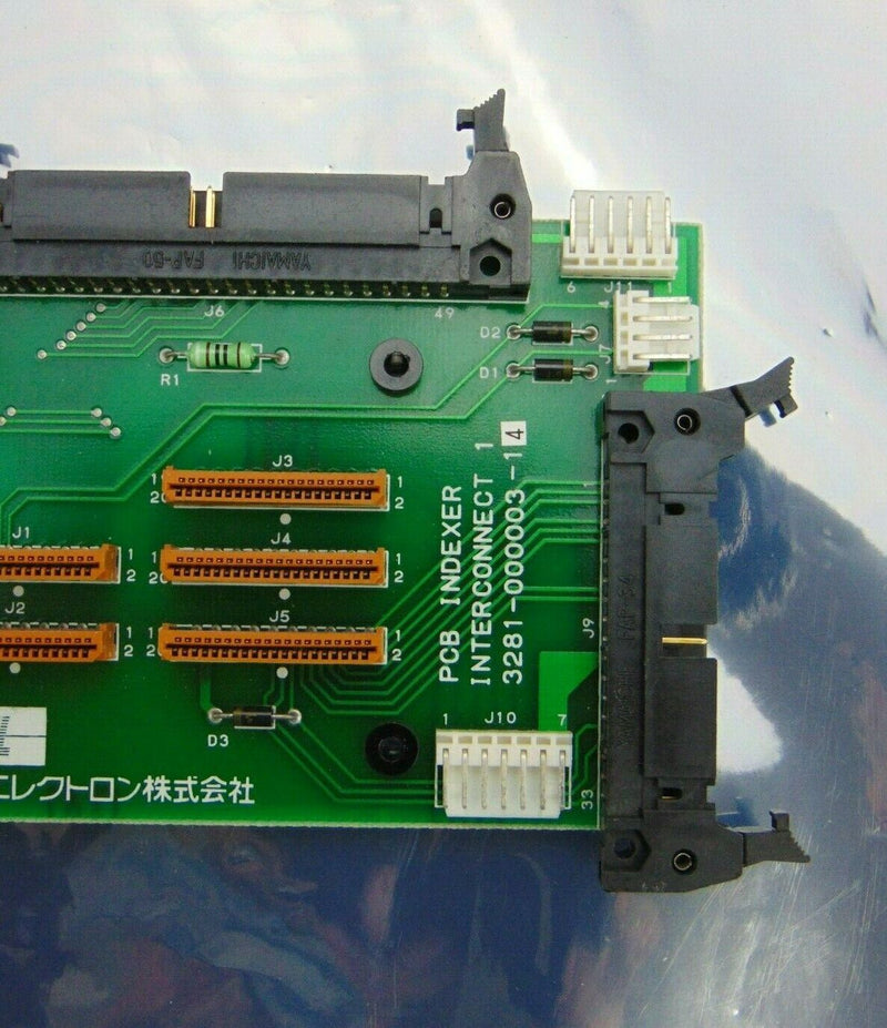 TEL Tokyo Electron 3281-000003-14 PCB Indexer Interconnect 1 Circuit Board *used - Tech Equipment Spares, LLC