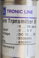 WIKA 8358651 Pressure Transmitter 891.13.500 *new surplus - Tech Equipment Spares, LLC