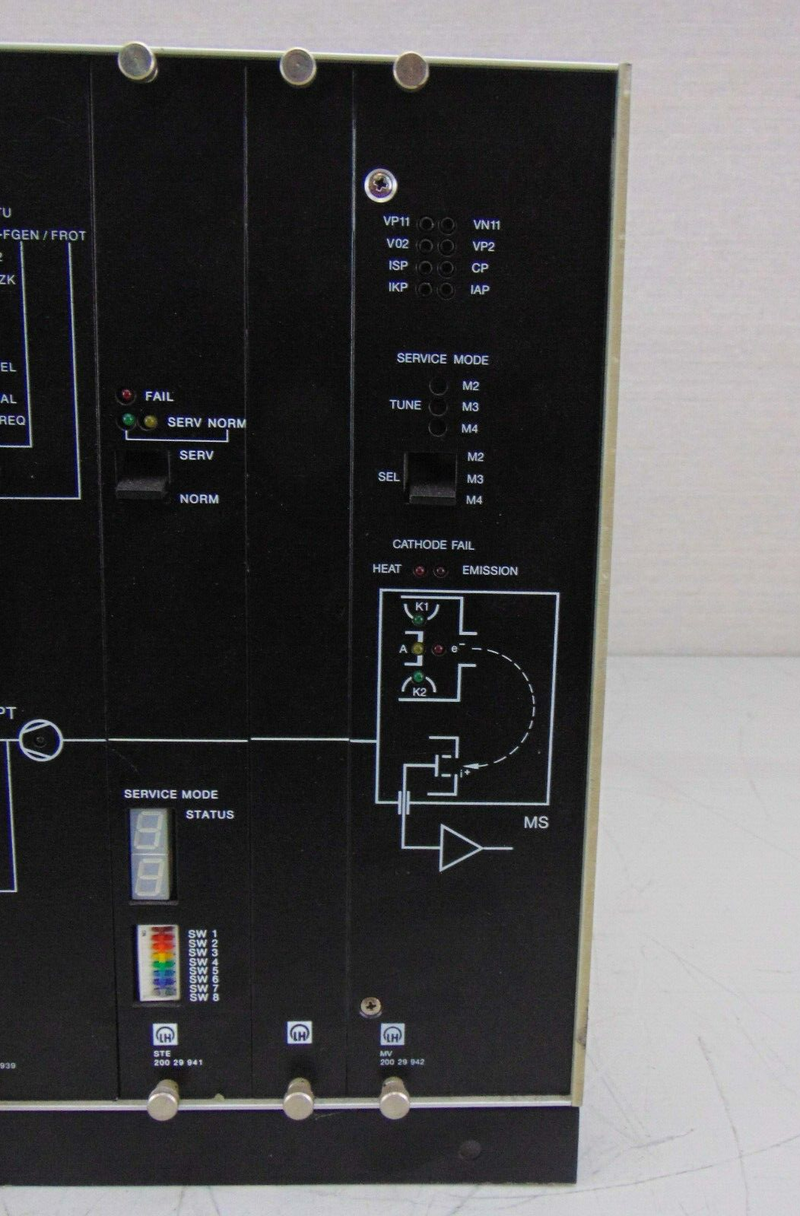 Leybold UL 500 Control Panel *used working - Tech Equipment Spares, LLC