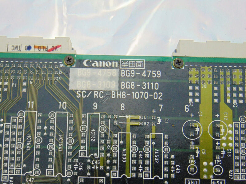 Canon SC/RC PCB BH8-1070-02 BG9-4759 BG8-3110 Circuit Board *used working - Tech Equipment Spares, LLC