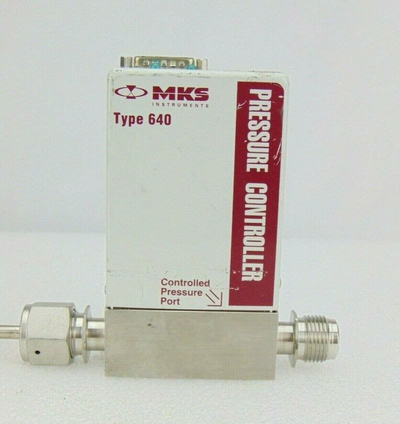 MKS 640A11TT1K62D Pressure Controller 10 Torr Swagelok 6LV-DABW4-P-C *working - Tech Equipment Spares, LLC