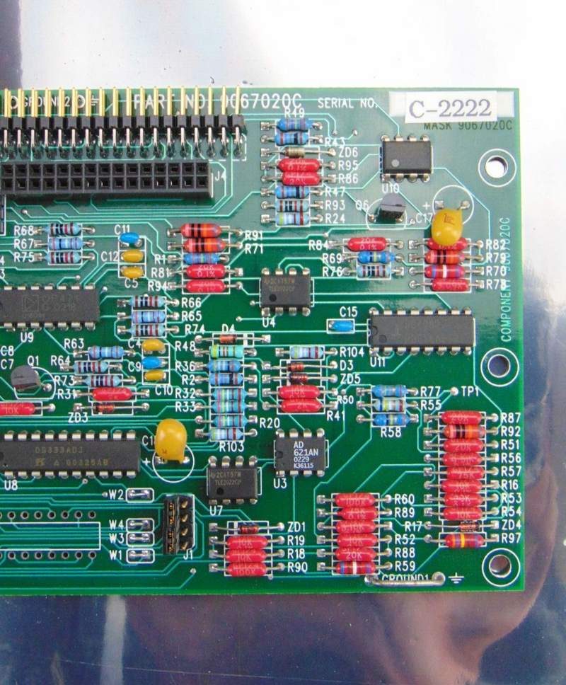 Advanced Imaging 906702C DAU Analog PCB Circuit Board Veeco*used working - Tech Equipment Spares, LLC