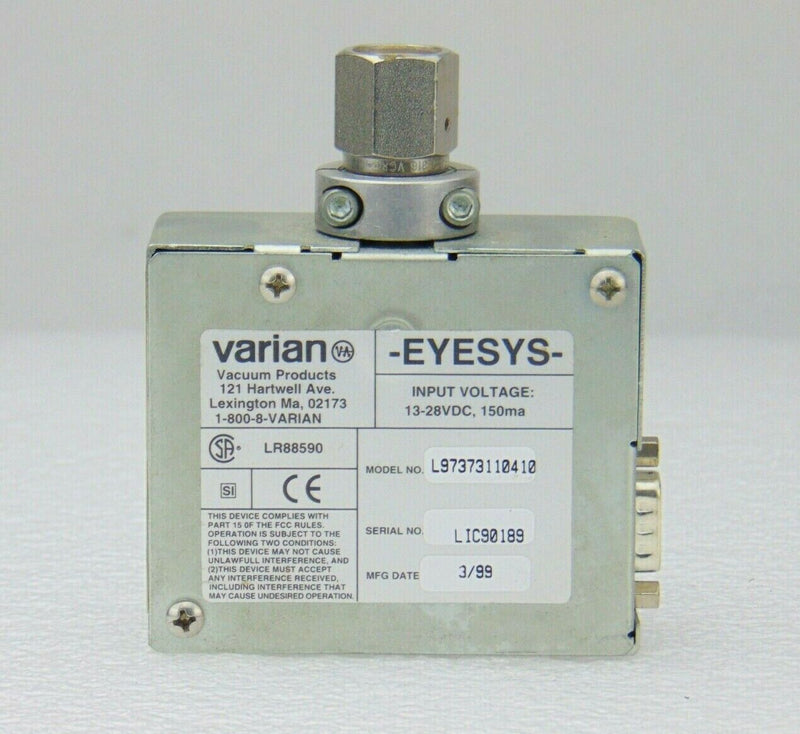 Varian L97373110410 Eyesys Vacuum Gauge *used working* - Tech Equipment Spares, LLC