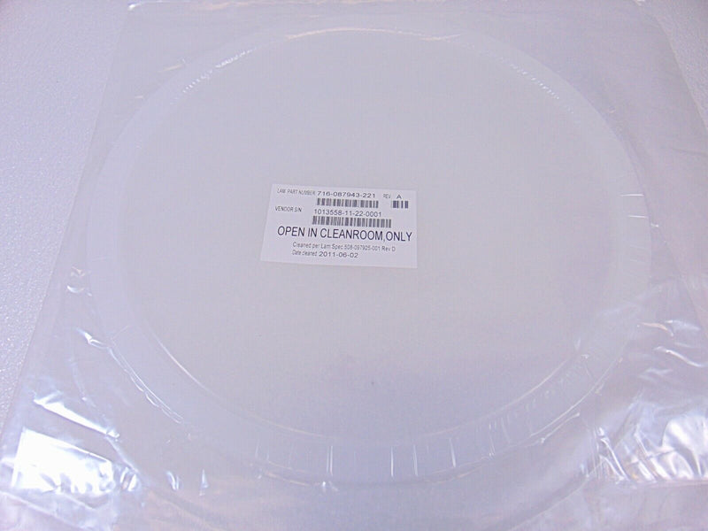 LAM Research 716-087943-221 Quartz Ring *new surplus, 90 day warranty* - Tech Equipment Spares, LLC