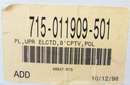 Lam Research 715-011909-501 PL UPR ELCTD 8" CPTV POL *new surplus - Tech Equipment Spares, LLC