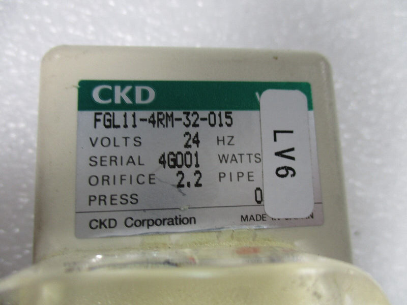 CKD FGL11-4RM-32-015 Vacuum Break Valve (Used Working) - Tech Equipment Spares, LLC