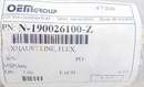 OEM N-190026100-Z Stainless Steel Bellow, KF-50, 29" long *new surplus - Tech Equipment Spares, LLC