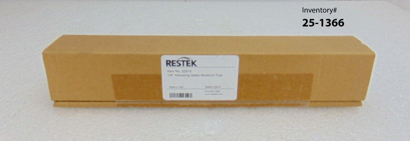 Restek 22015 1/4" Indicating Glass Moisture Trap *new surplus - Tech Equipment Spares, LLC