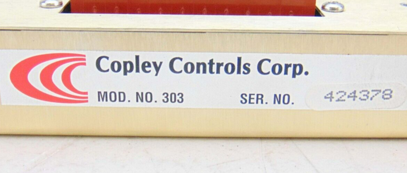 Copley Controls 303 Servo Amplifier KLA 6020 Acrotec *used working - Tech Equipment Spares, LLC