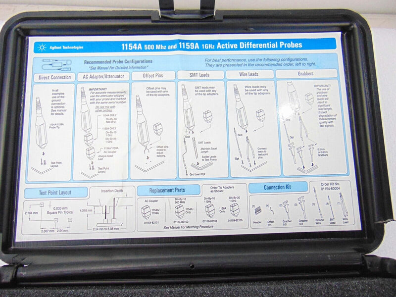 Agilent 1159A Differential Probe 1GHz *non-working - Tech Equipment Spares, LLC