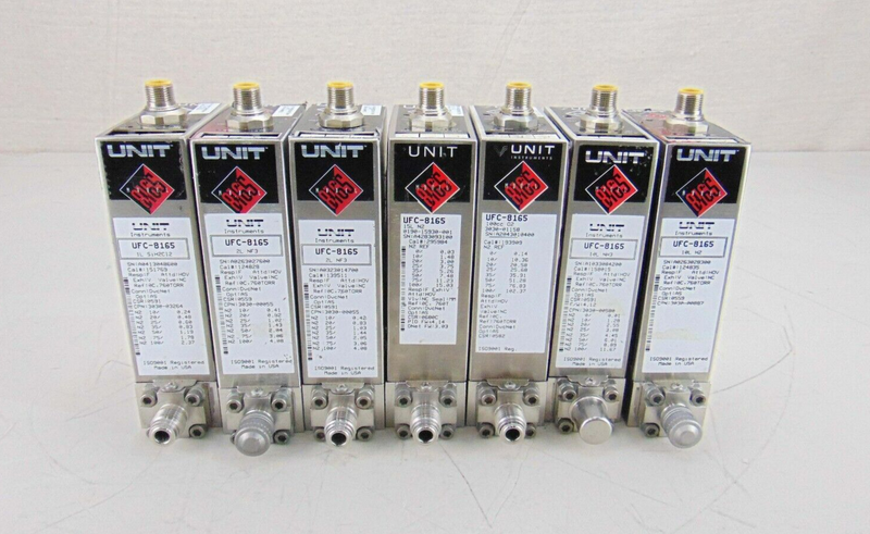 Unit UFC-8165 Mass Flow Controller, lot of 8 *used woring - Tech Equipment Spares, LLC
