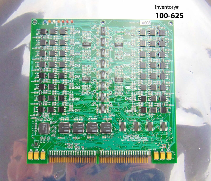 Veeco 209-030E-0009A Voice Coil Driver PCB Circuit Board  *used working - Tech Equipment Spares, LLC