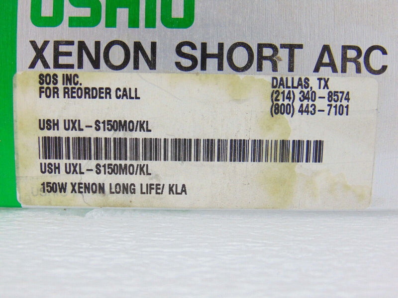 Ushio Xenon Short Arc Lamp UXL-S150M0 KL 150W Xenon Long Life KLA *new surplus - Tech Equipment Spares, LLC