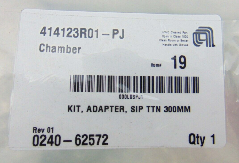 AMAT Applied Materials 0240-62572 KIT ADAPTER SIP TTN 300MM *new surplus - Tech Equipment Spares, LLC