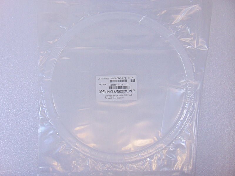 LAM Research 716-087943-220 Quartz Ring *new surplus, 90 day warranty* - Tech Equipment Spares, LLC