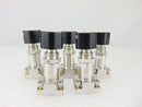 Fujikin KM1VL000 084364 Manual Stainless Steel Valve 316L-P, lot of 5 *used work - Tech Equipment Spares, LLC