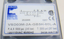 Continental Hydraulics VSD03M-2A-GB5H-60L-A Directional Control Valve *used work - Tech Equipment Spares, LLC