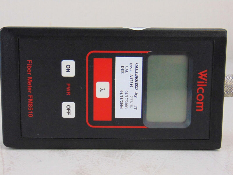 Wilcom FM8510 Fiber Meter *used working - Tech Equipment Spares, LLC