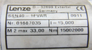 Lenze SDSGAXX063-22 SSN40-1GVAR-063C22 Motor *new surplus - Tech Equipment Spares, LLC