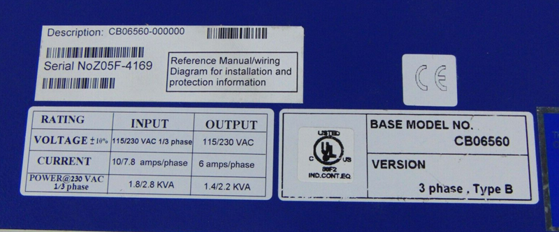 Kollmorgen CD06560 ServoStar CD Servo Drive *used working - Tech Equipment Spares, LLC