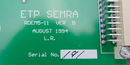 ETP Semra RDEM5-4 RDEM5-13 RDEM5-11 Detector Controller *used working - Tech Equipment Spares, LLC