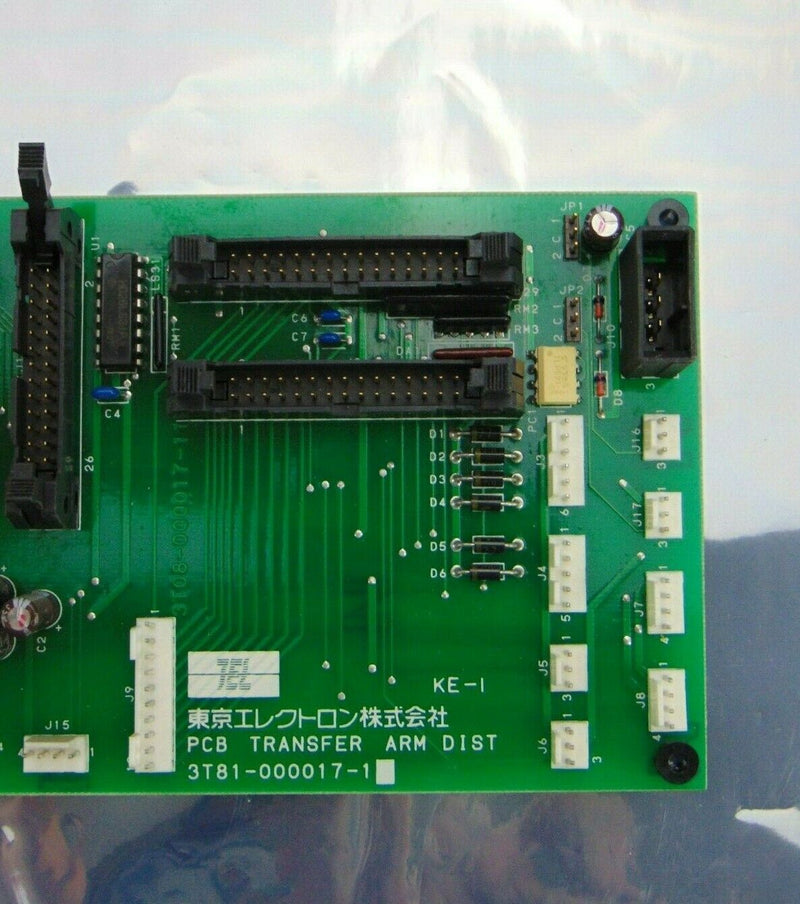 TEL Tokyo Electron 3T81-000017-1 PCB Transfer Arm Dist Circuit Board *working - Tech Equipment Spares, LLC