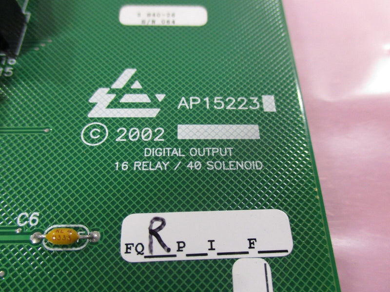 AP15223 Digital Output 16 Relay/ 40 Solenoid (Tested Working, 90 Day Warranty) - Tech Equipment Spares, LLC