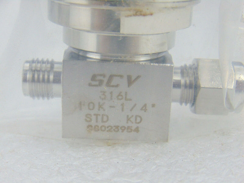 SCV KITZ SCT 08023954 Diaphragm Valve 10K-1/4” STD KD, lot of 6 *used working - Tech Equipment Spares, LLC