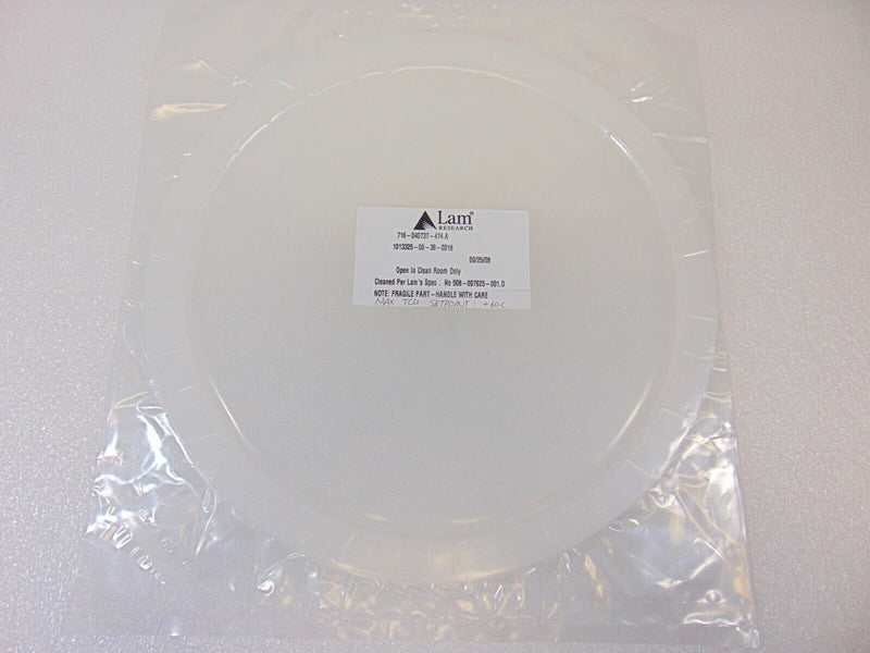 LAM Research 716-040737-474 Quartz Ring *new surplus, 90 day warranty* - Tech Equipment Spares, LLC