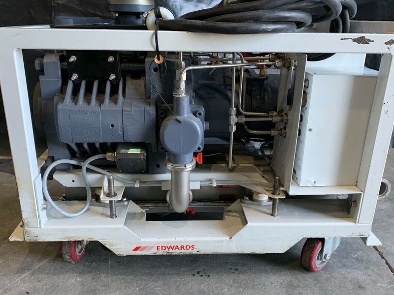 Edwards QDP40 QMB250 Pump Blower Stack, no panels *non-working, for rebuild* - Tech Equipment Spares, LLC
