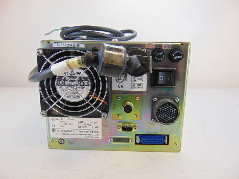 Shimadzu EI-203MD Turbo Pump Controller *used working - Tech Equipment Spares, LLC