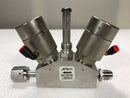 APTech AP3550SM Dual V D15 Duplex Valve  (used working) - Tech Equipment Spares, LLC