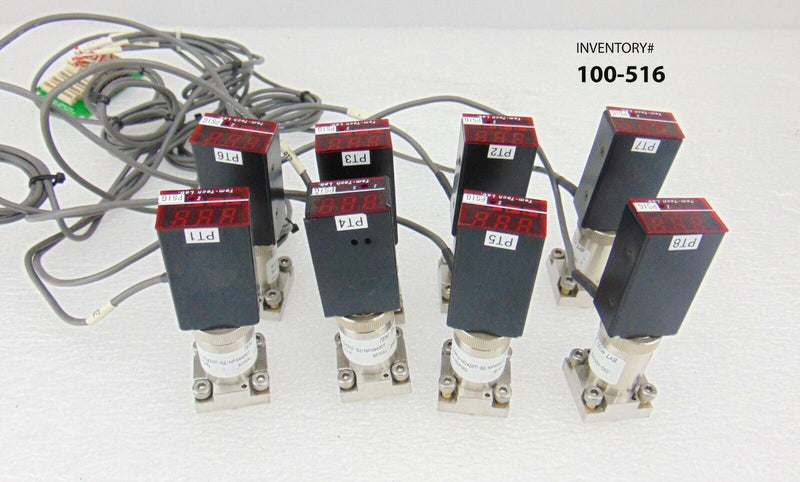 Tem Tech Lab HYPFU-ND420T-S2/NPS6400T Pressure Transducer, lot of 8 *working - Tech Equipment Spares, LLC