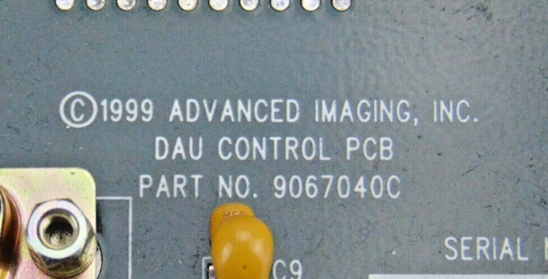Advanced Imaging 9067040C DAU Control PCB Circuit Board *used working - Tech Equipment Spares, LLC