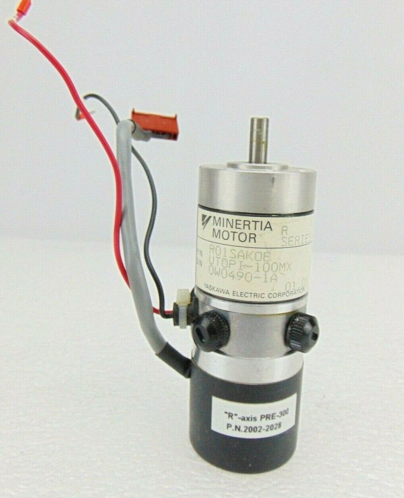 Yaskawa R R01SAKOE UTOPI-100MX Minertia Motor R Axis PRE-300 2002-2028 *working - Tech Equipment Spares, LLC