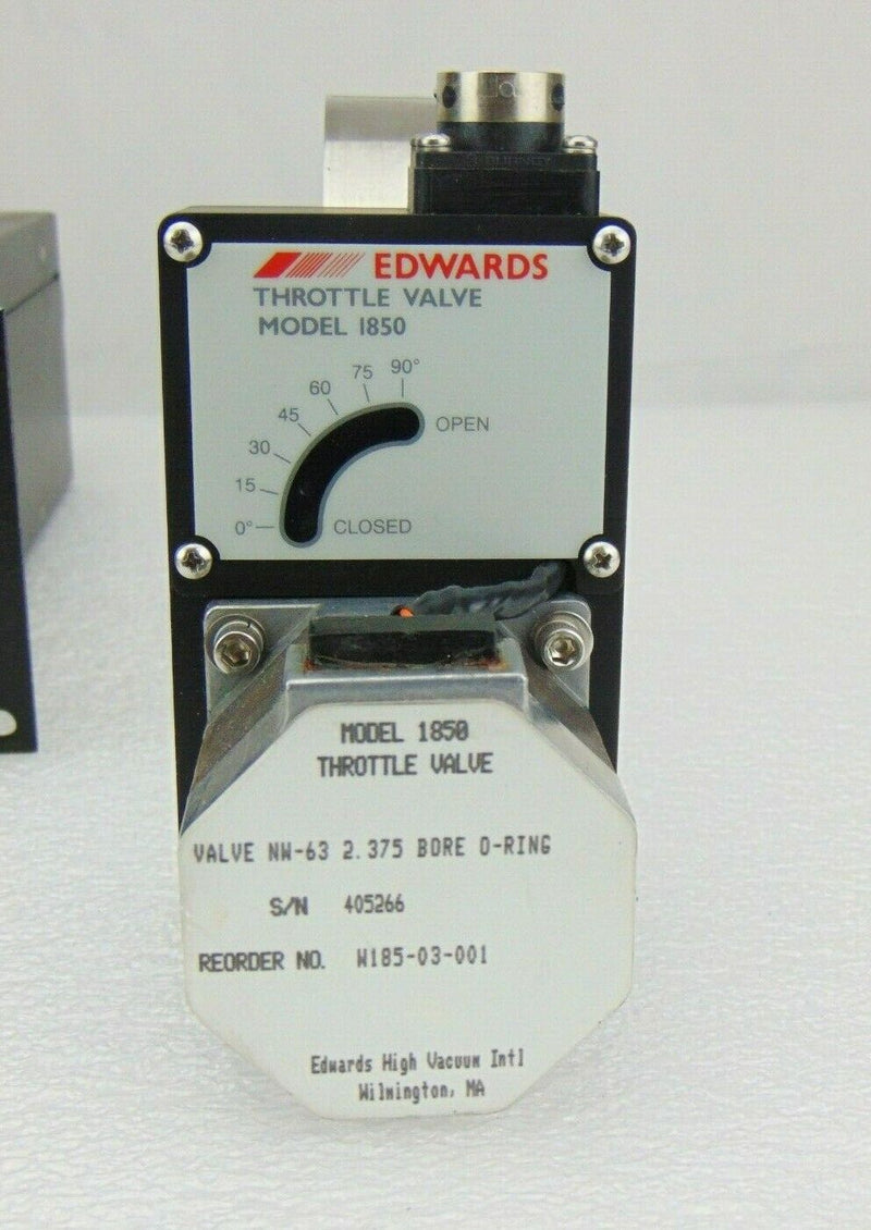 Edwards 1850 Throttle Valve 1800 Pressure Controller 83-296-003 *used working - Tech Equipment Spares, LLC