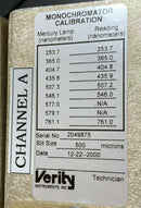 Verity EP200Mmd Monochromator Set *used working* - Tech Equipment Spares, LLC