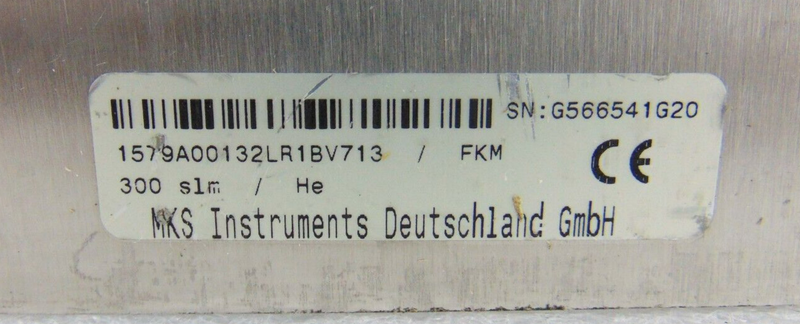 MKS 1579A00132LR1BV713 Mass Flow Controller 300 slm He, lot of 6 *used working - Tech Equipment Spares, LLC