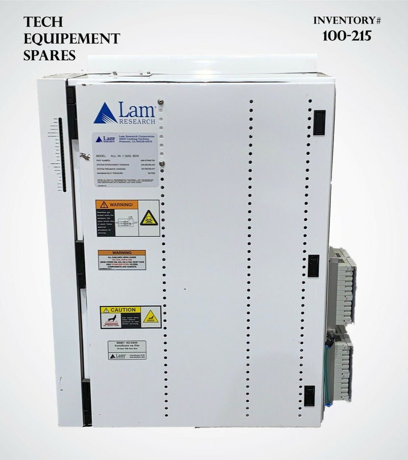 LAM Research 846-077848-725 All In One Gas Box *non-working* - Tech Equipment Spares, LLC