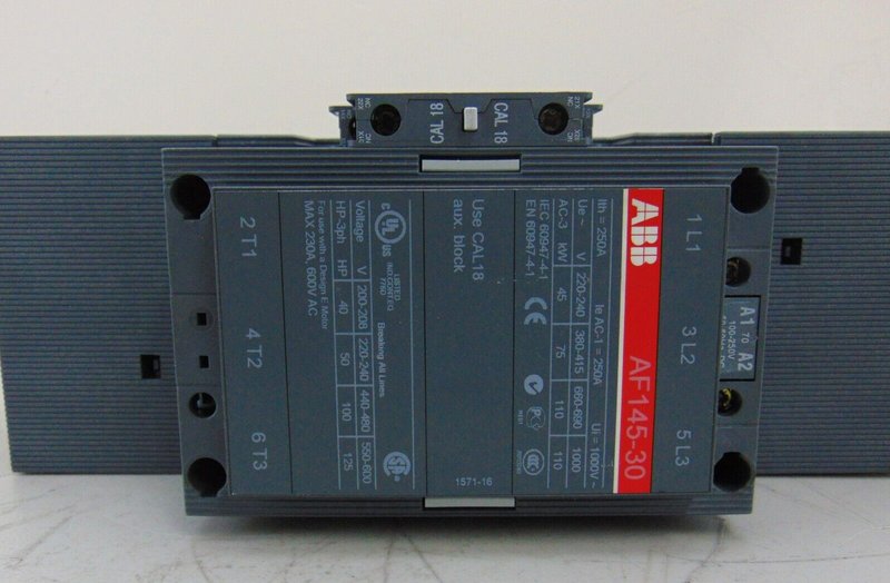 ABB AF145-30 Contactor *new surplus - Tech Equipment Spares, LLC