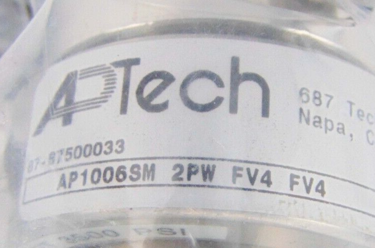 APTech AP1006SM 2PW FV4 FV4 Regulator, Inlet 3500 PSI, Outlet 60 PSI ...