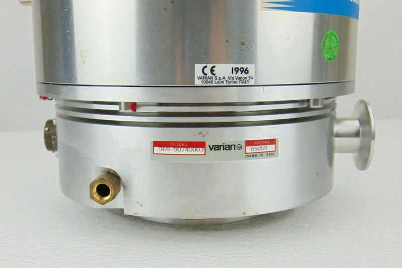 Varian Turbo-V 1000HT Macro Torr Turbo Pump 969-9074S003 *used tested working - Tech Equipment Spares, LLC