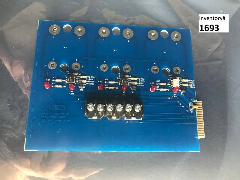 Thermonics 1B-087-1A Heater Control BD PCB Circuit Board *Used Working* - Tech Equipment Spares, LLC