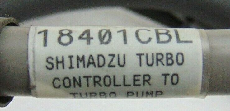 Shimadzu 18401CBL 18402CBL 262-78187- 03V1 Turbo Pump Cable *used working - Tech Equipment Spares, LLC