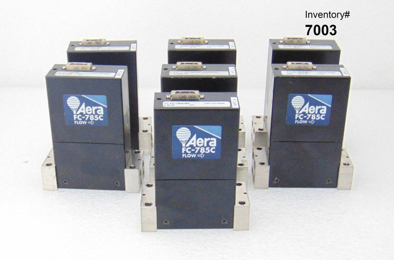 Aera TC FC-785BF Mass Flow Controller, lot of 7 *used working - Tech Equipment Spares, LLC