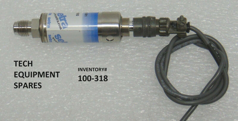 Setra 225 2251250PCC411B1 -14.7 -250 PSIG Pressure Transducer *used working - Tech Equipment Spares, LLC